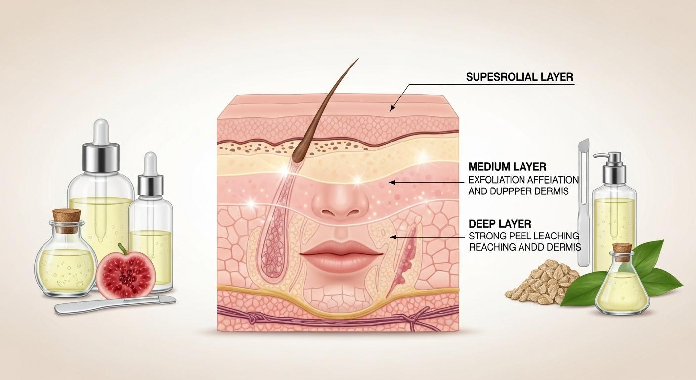 Chemical Peel Depth Levels and When to Use Each Explained Clearly