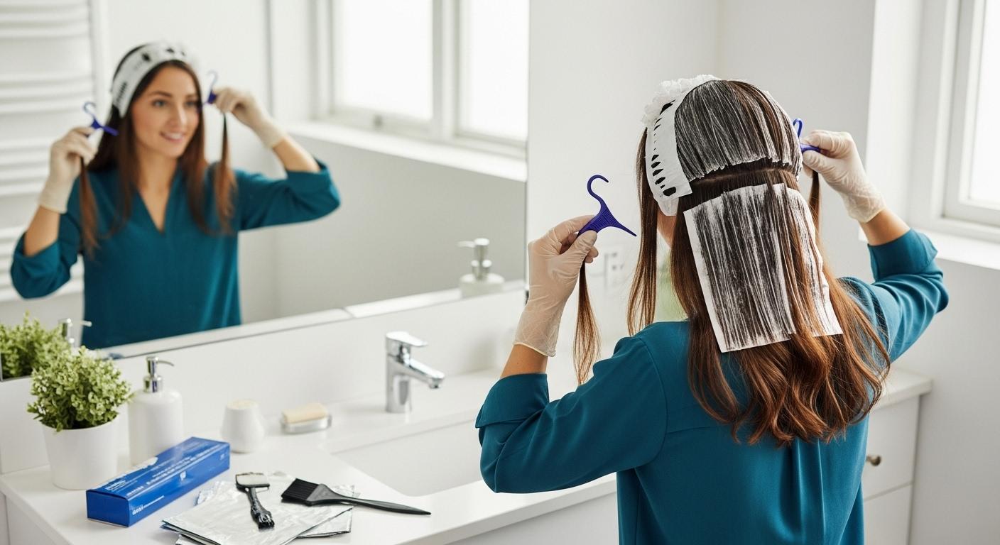 How to Highlight Hair at Home Step-by-Step Safely