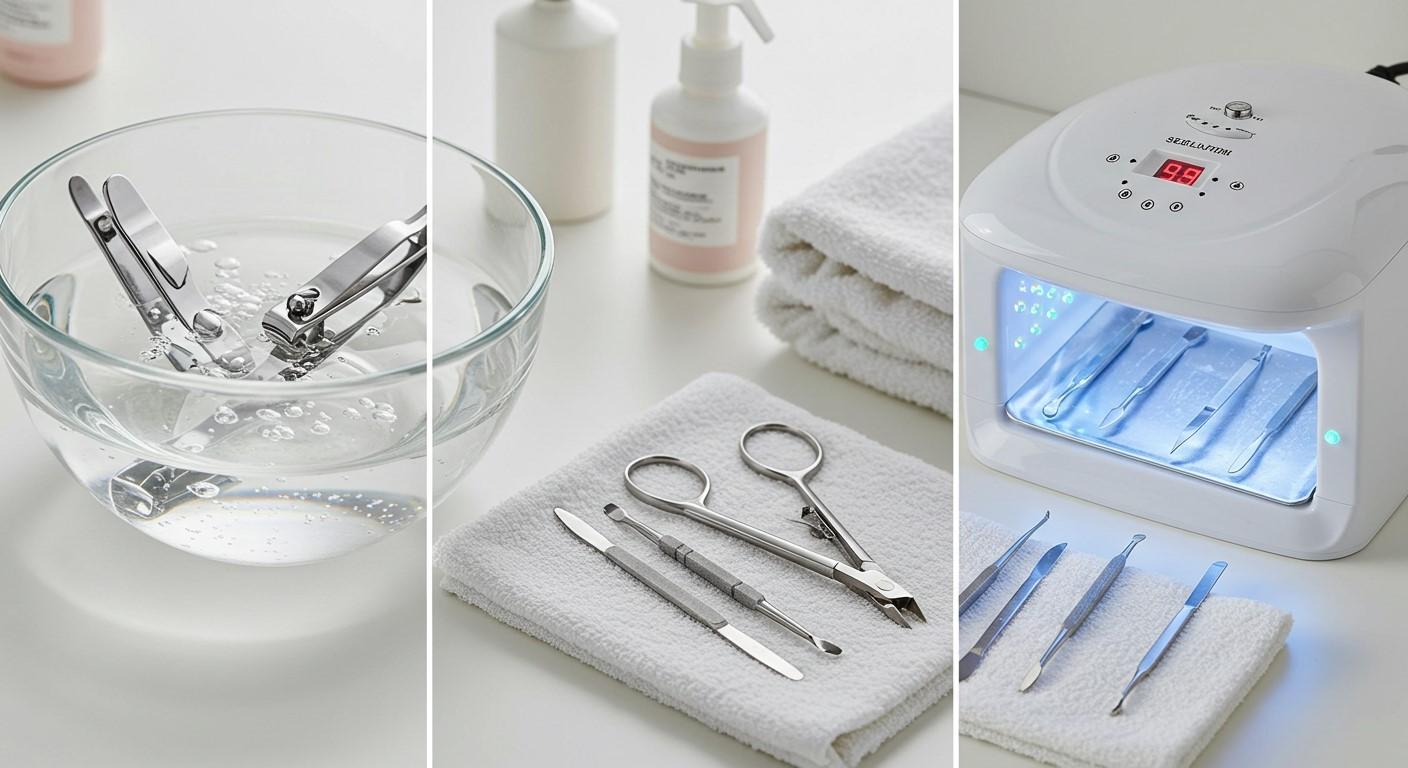 How to Sanitize Nail Tools at Home Safely and Easily