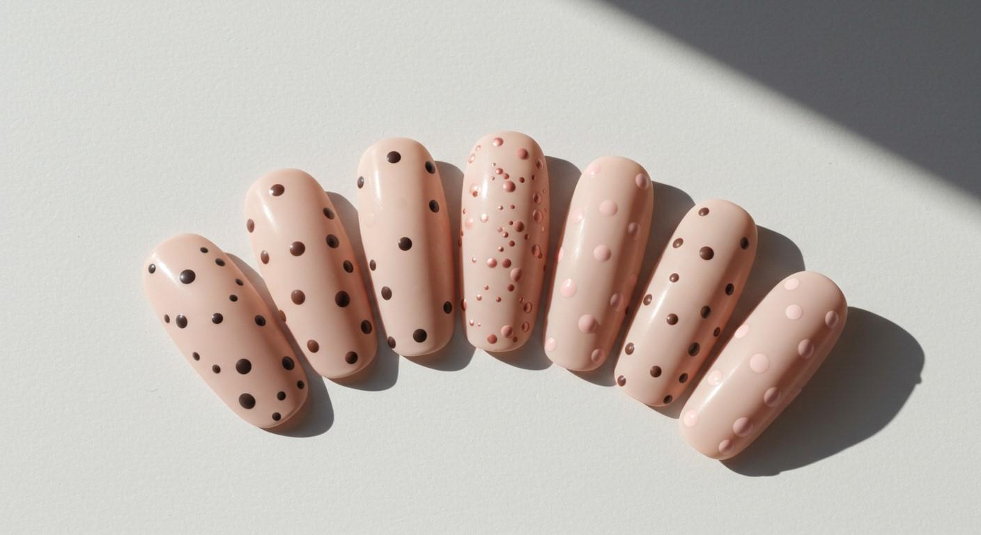 Minimalist Dotted Nail Art Ideas to Try This Season