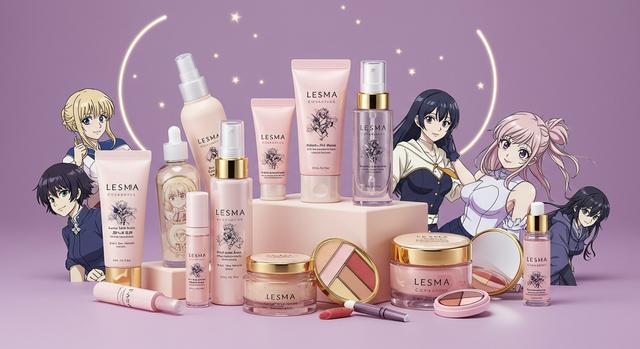 Beauty lines launched with popular anime or comic franchises