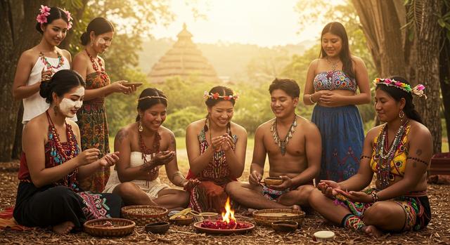 Cultural collaborations highlighting traditional beauty rituals