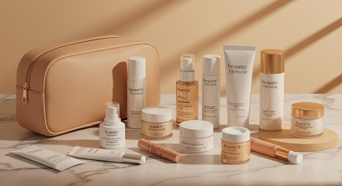 Beauty X travel influencer skincare essentials for jet-setters