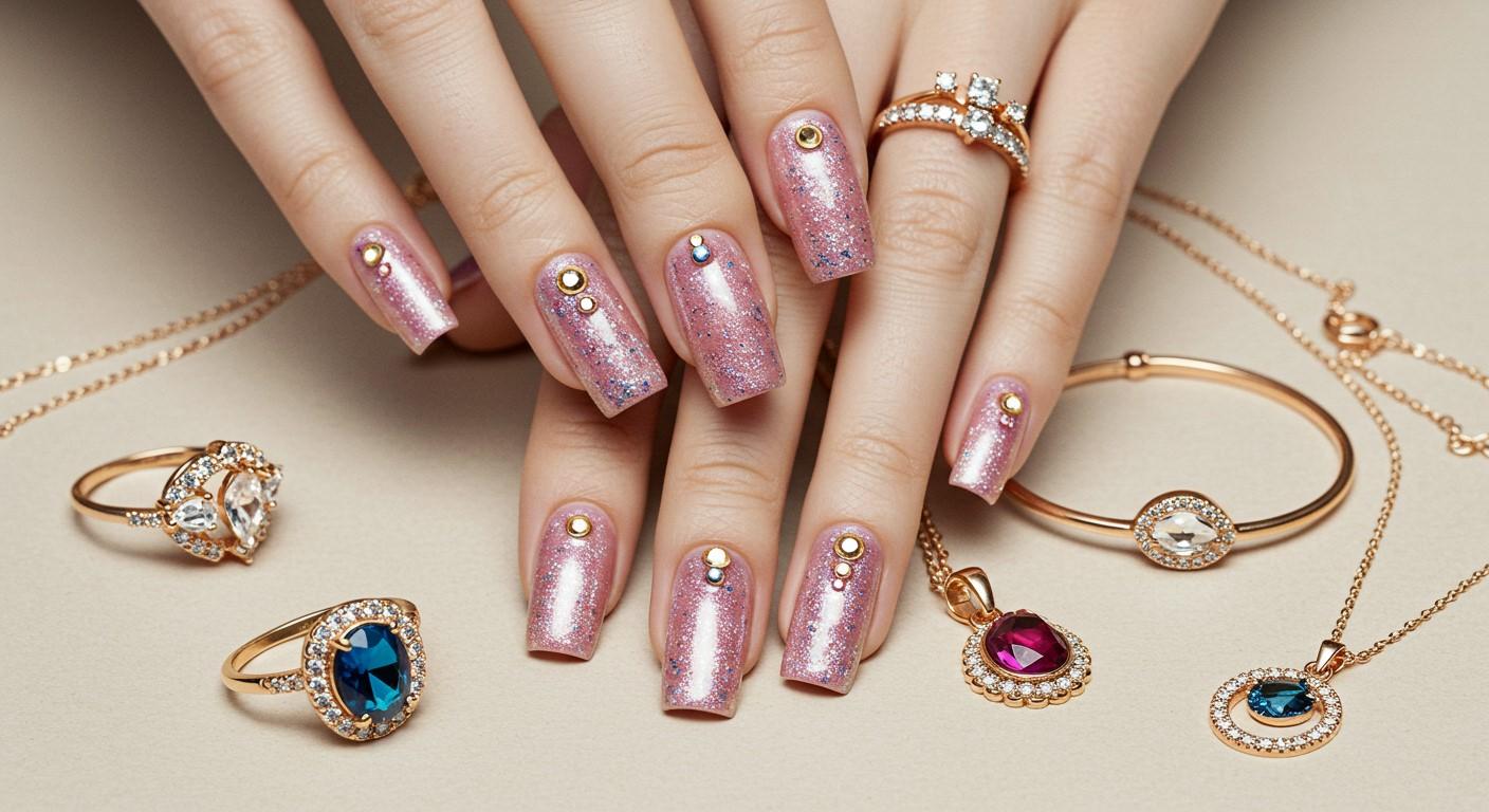 Jewelry brands teaming with nail polish companies for nail-art gems