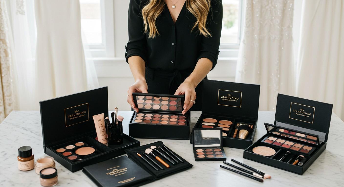 Makeup artist-curated wedding beauty kits with bridal designers